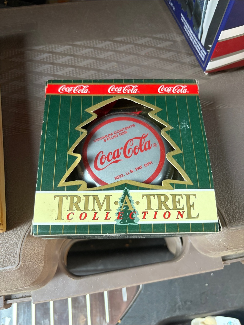 Coca Cola Red and Green Trim-A-Tree Holiday Ornament